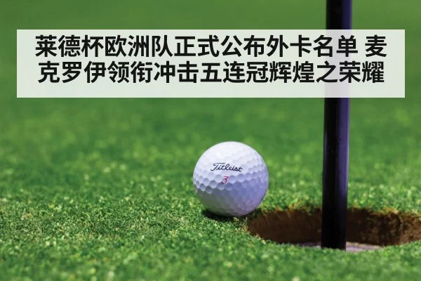 莱德杯欧洲队正式公布外卡名单 麦克罗伊领衔冲击五连冠辉煌之荣耀